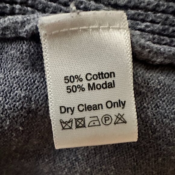 Lilla P Soft Blue Mixed Media Hooded Open Cardigan - Picture 6 of 6